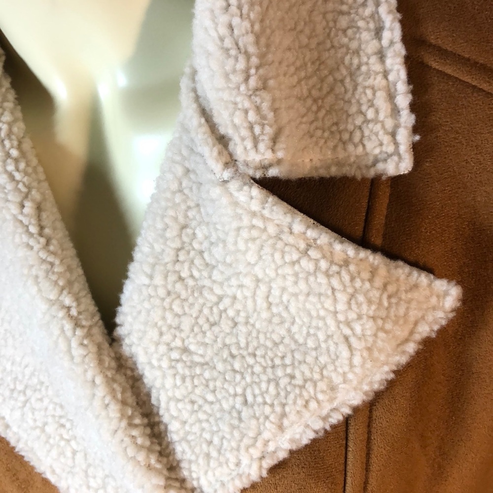 Old Navy vegan Suede Jacket Medium - Picture 8 of 16